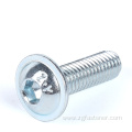 Blue zinc Round head with pad screw